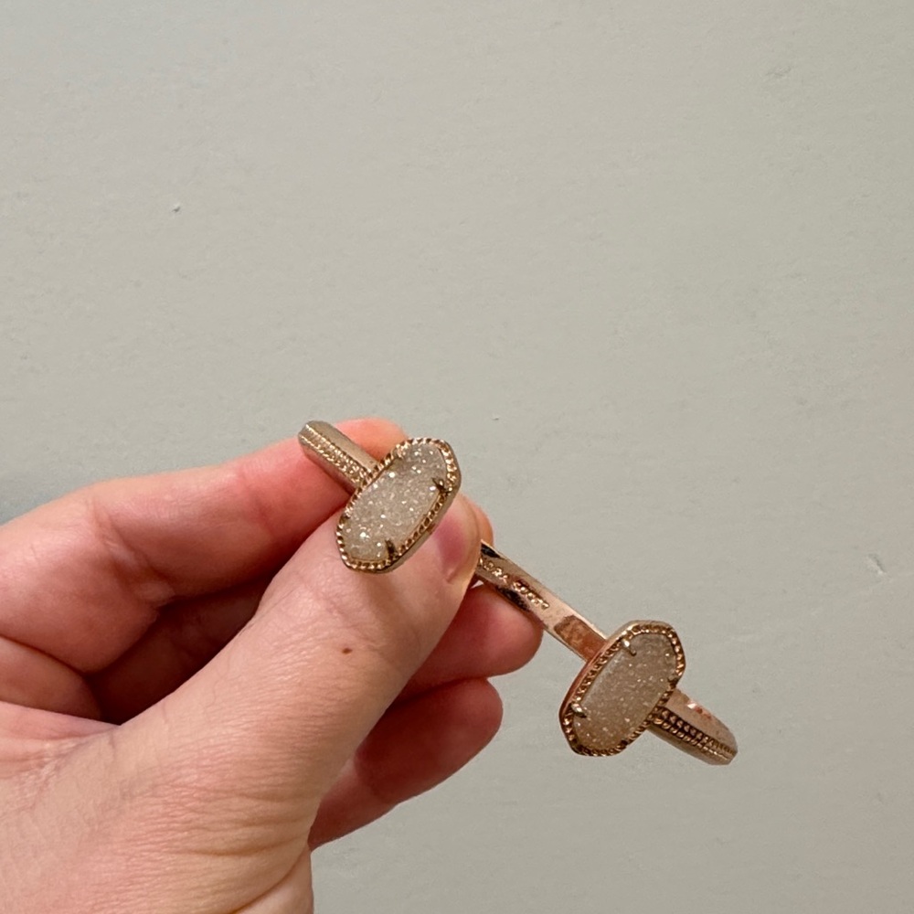 Vintage Rose Gold Kendra Scott cuff bracelet